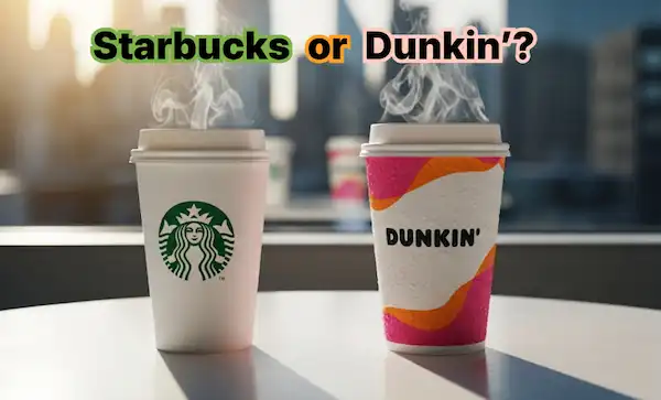 The Great Coffee Showdown: Starbucks vs. Dunkin’